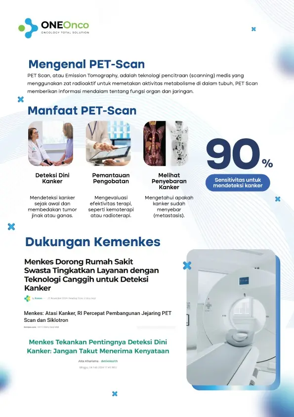 Infografis mengenai PET Scan