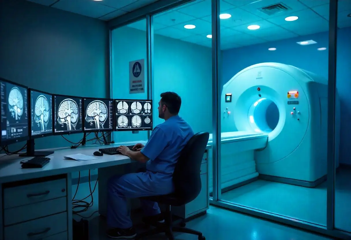 pet scan control room